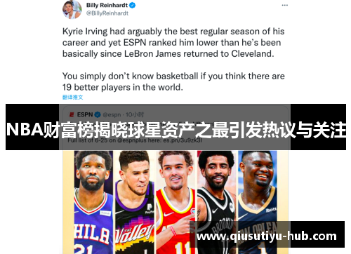 NBA财富榜揭晓球星资产之最引发热议与关注